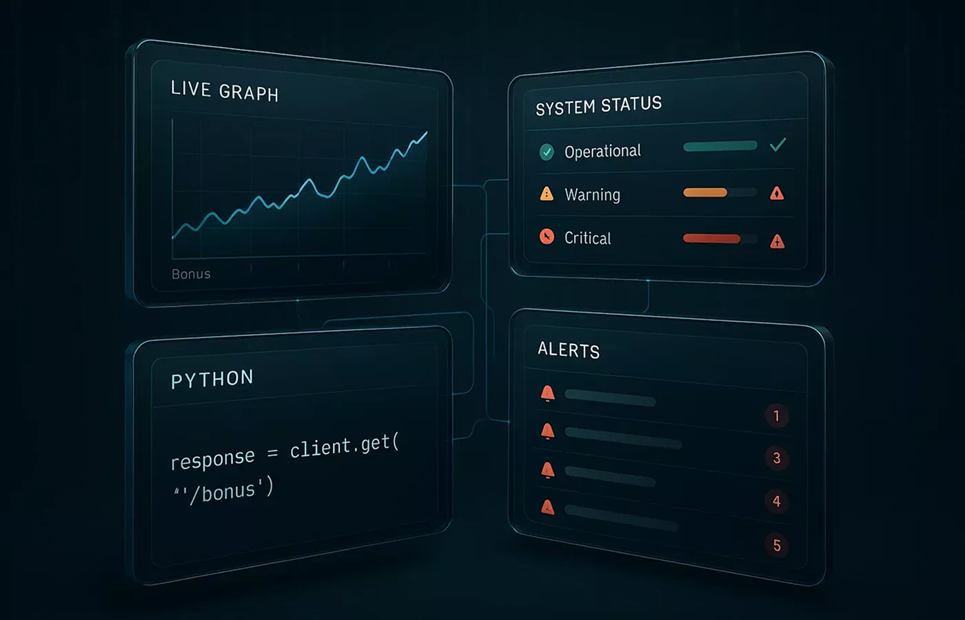 Dashboard de monitoring en temps réel des bonus de bookmakers avec alertes et flux de données