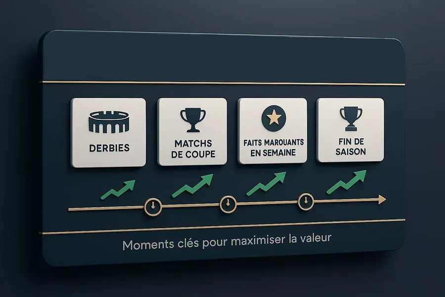 Calendrier optimal pour placer son premier pari remboursé avec les meilleurs moments